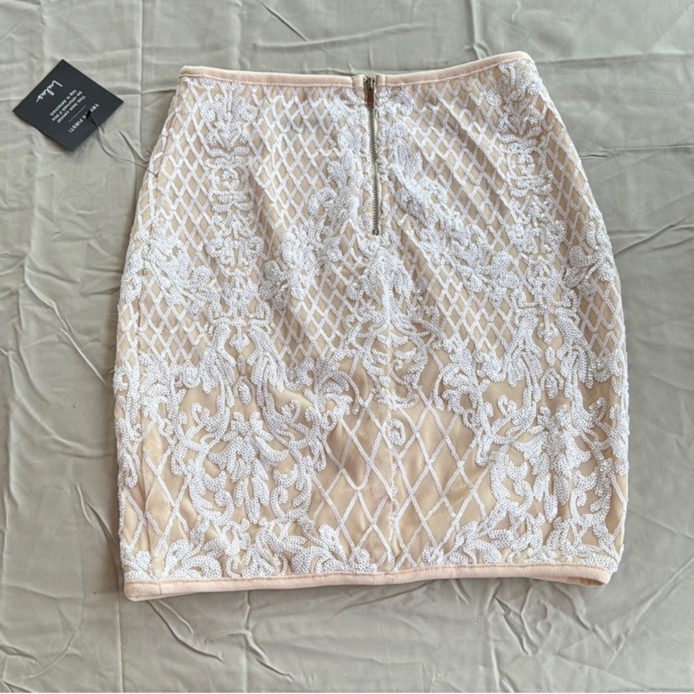 Lulu's Elegant  Embellished  Skirt